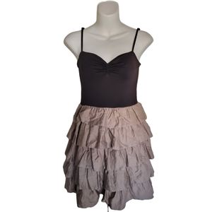 H&M Bustier Ruffle Party Dress Size 8